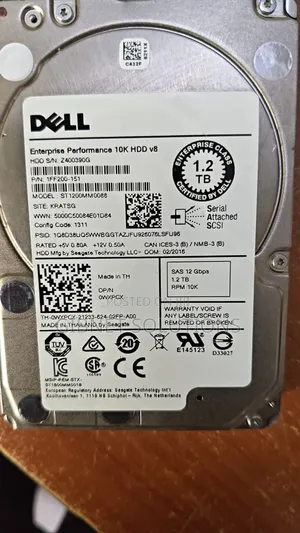 1.2tb Sas 2.5" Server Harddisk