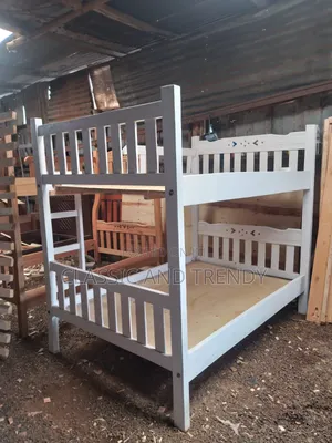 4x6 White Bunk Bed