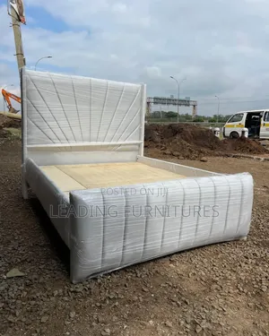 Pure White Chester Bed 5x6 v Shape Headboard