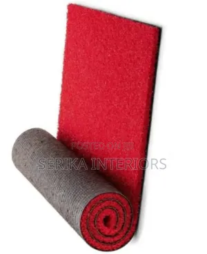 25mm Red Grass Carpets Grass Carpets Environmental Friendly Justice