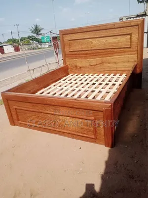 4x6 Solid Wooden Bed