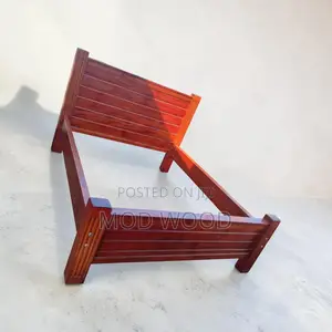 Classic Solid Wooden Bed Frame – Simple, Strong Timeless