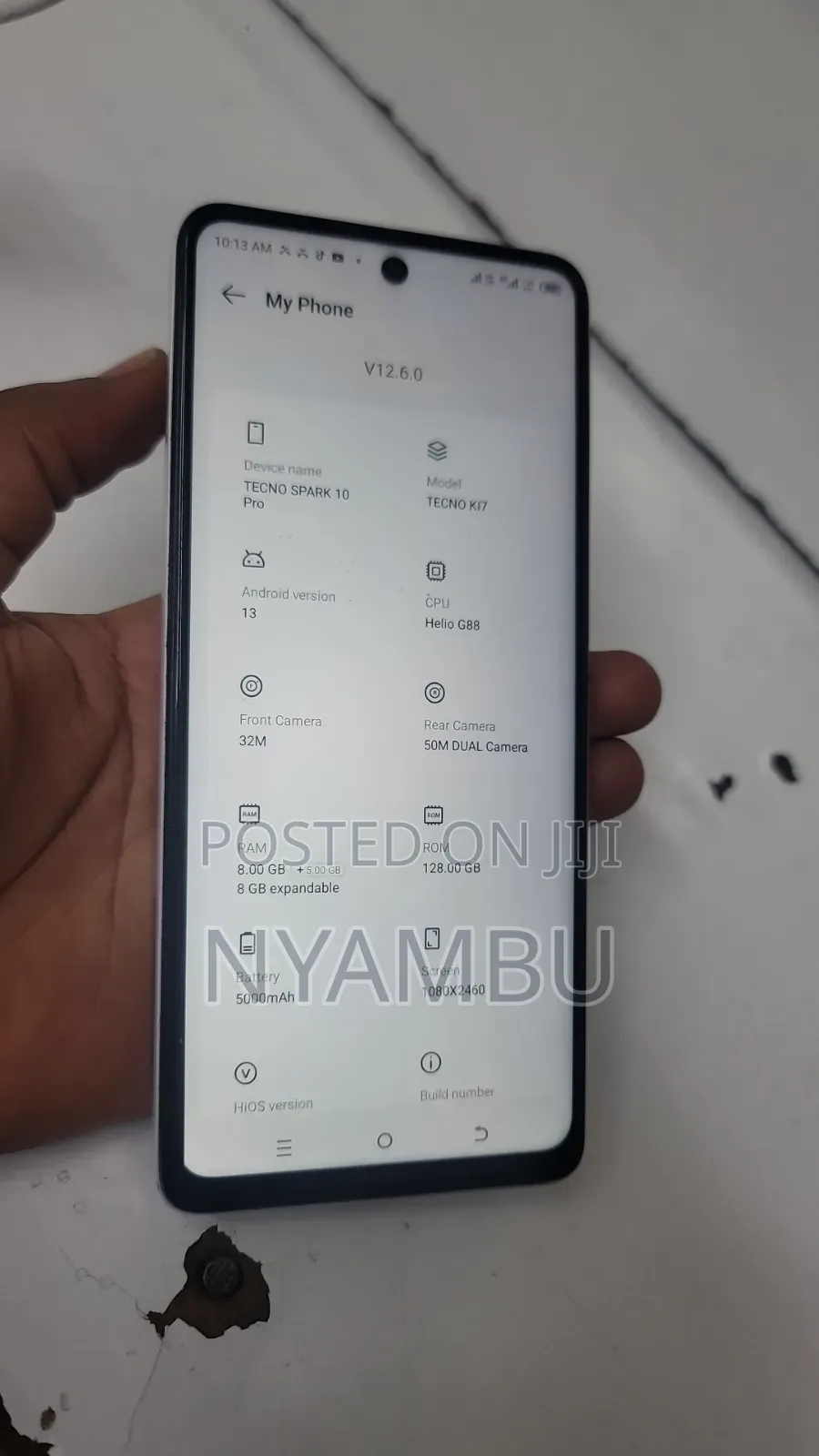 Tecno Spark 10 Pro 128 GB White