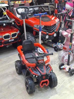 Kids Push Car With Handle Red