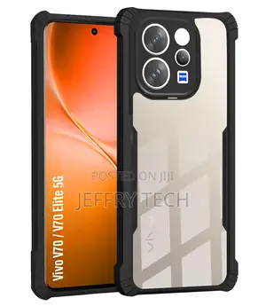 Polycarbonate Crystal Clear Back Cover Case for Vivo V70 5g Shockproof