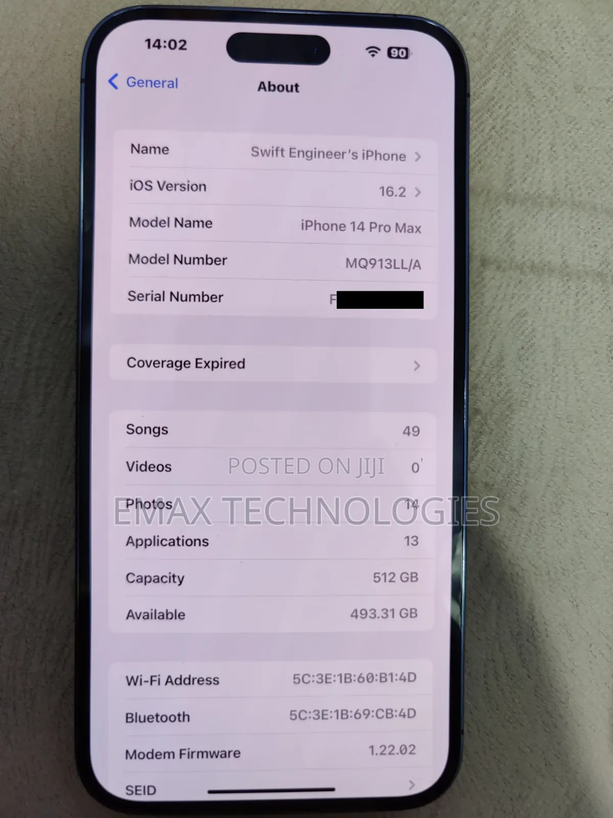 Apple iPhone 14 Pro Max 512 GB Purple