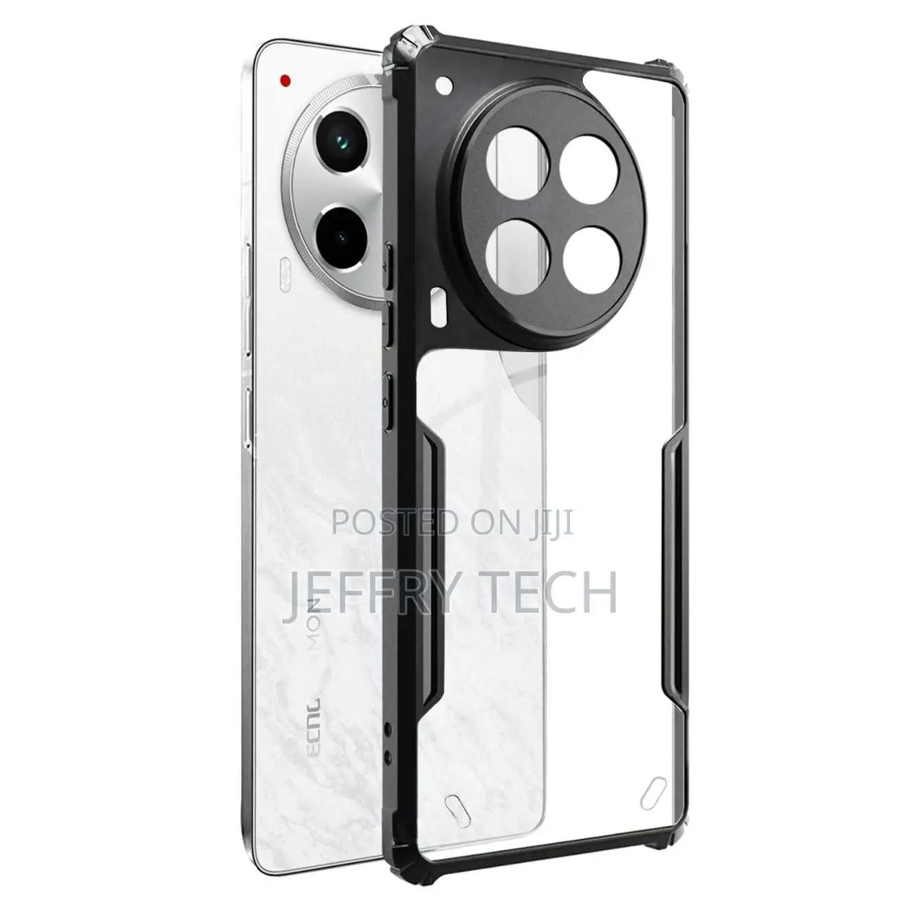 Tecno Camon 30s Back Cover Transparent Crystal Clear Hard Pc Back Cas