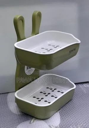 Mouse-Shaped Double Layer Soap Dish