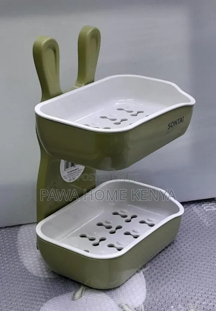 Mouse-Shaped Double Layer Soap Dish