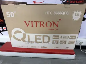 Vitron 50 Inch Qled HTC-5088qfs Best Smart Anroid Tv New Model 2026 