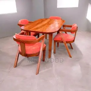 Modern 4-Seater Solid Wood Dining Set – Elegant Living Starts Here