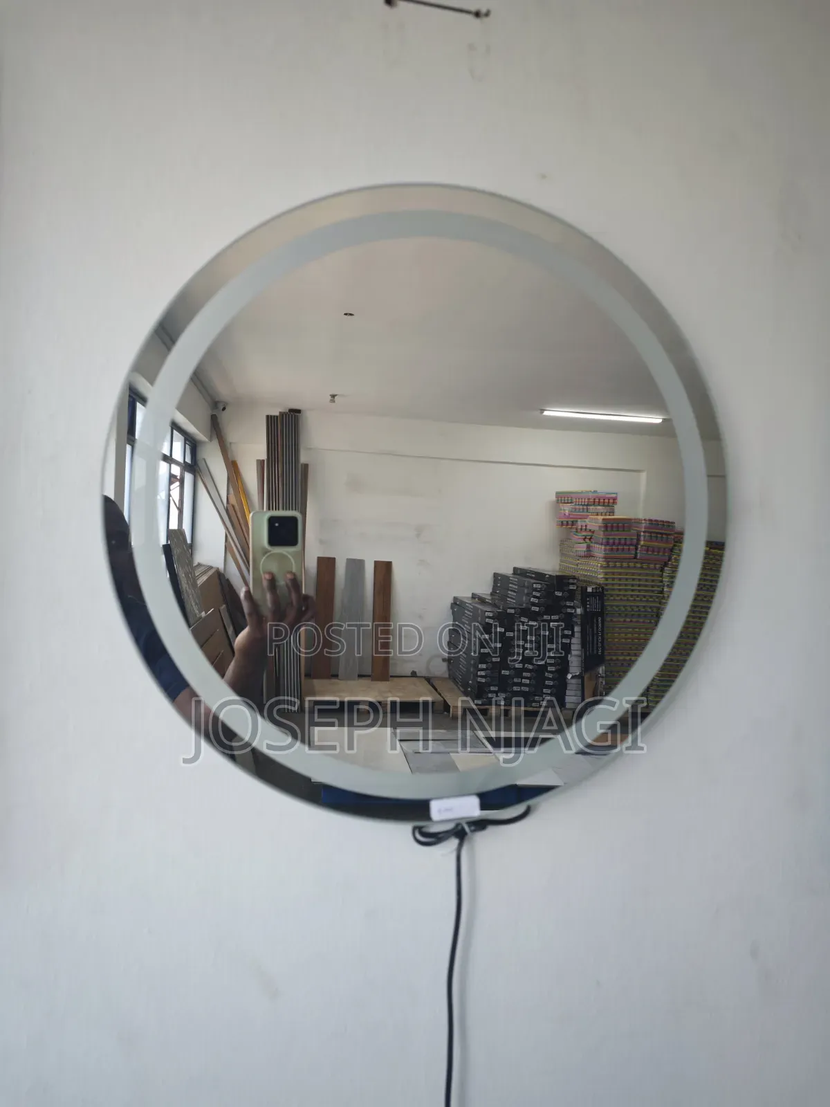 Round Led Vanity Mirror