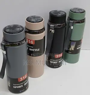 1 Pc 800 Ml 316 Stainless Steel Insulated Flask With Carrying Strap