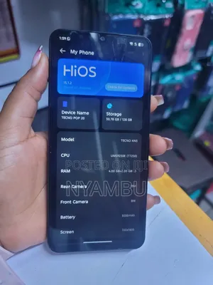 Tecno Pop 20 128 GB Black