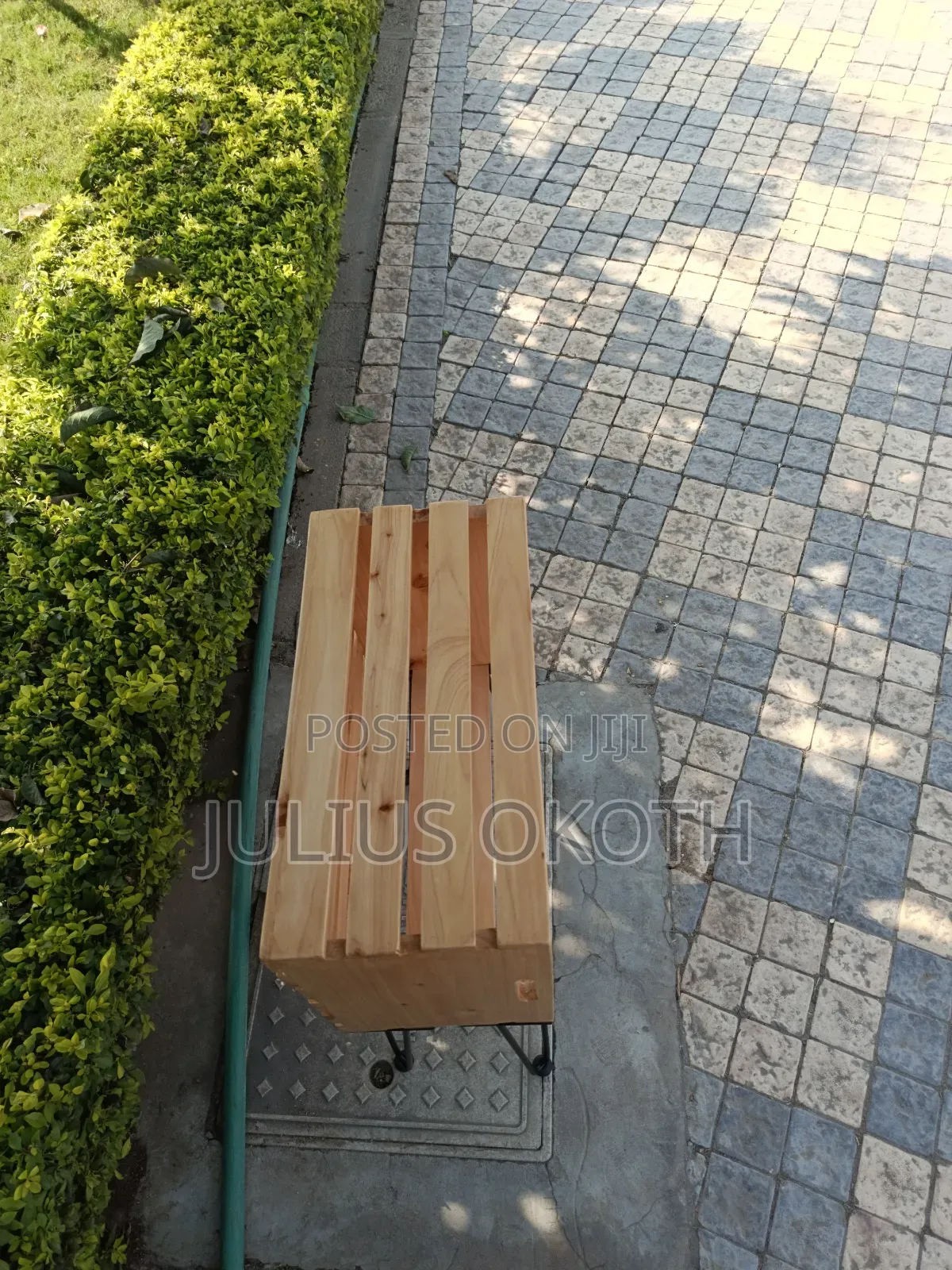 Crate Bedside Table