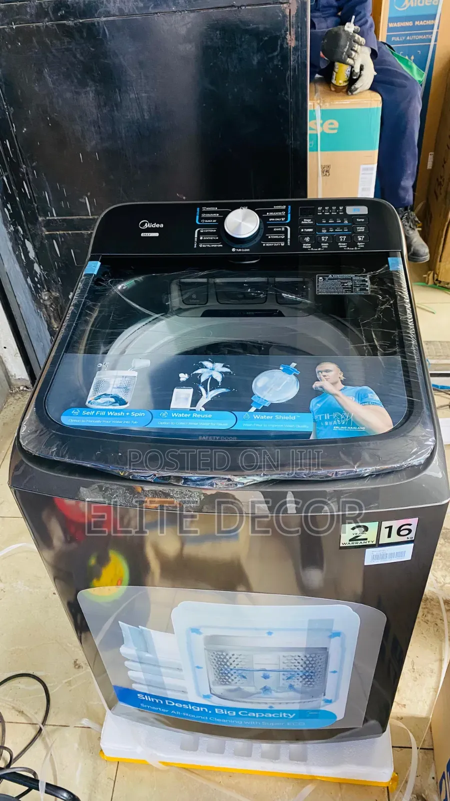 Midea 11kg Top Load Fully Automatic Washing Machine (Ma200w110/T)