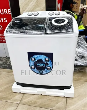 Von 11kg Twin Tub Semi-Automatic Washing Machine – Powerful Wash