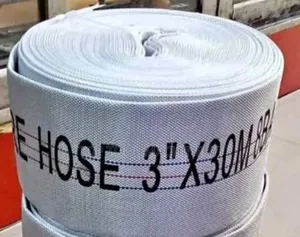 Durable 3" by 30m Canvas Delivery Pipe
