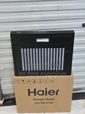 Haier Hxp60p-275b 60cm Built-in Kitchen Chimney Hood – Black