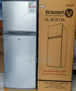 138litres Fridge Double Door Volksmart