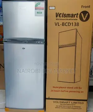 138litres Fridge Double Door Volksmart