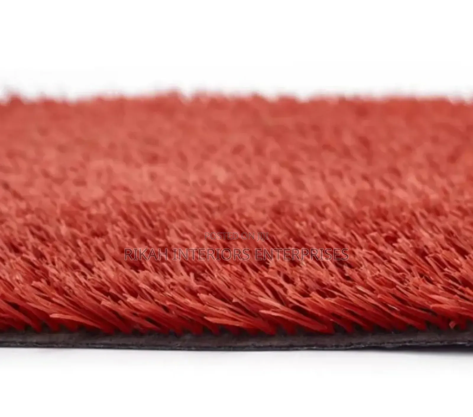 25mm Red Grass Carpets Grass Carpets Environmental Friendly