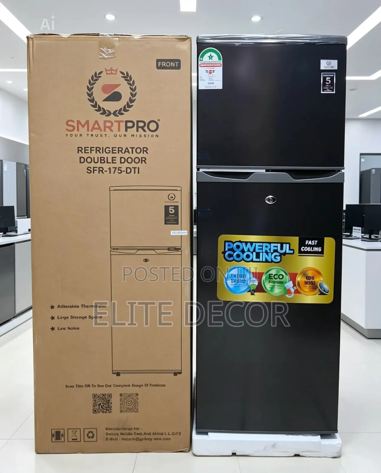 Smartpro 138l Double Door Refrigerator – Direct Cool Fridge