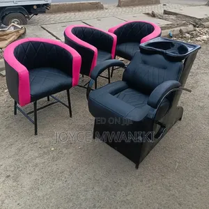 Sink Washing Seat and 3 Salon or Manicure Seats 