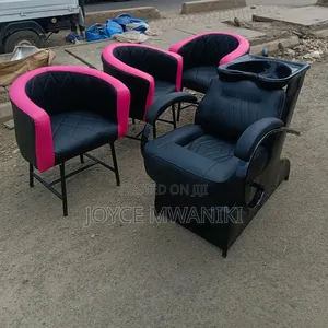 Sink Washing Seat and 3 Salon or Manicure Seats 