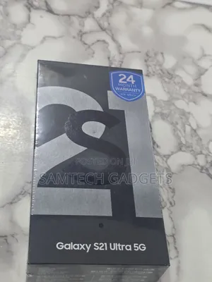New Samsung Galaxy S21 Ultra 5G 256 GB Silver