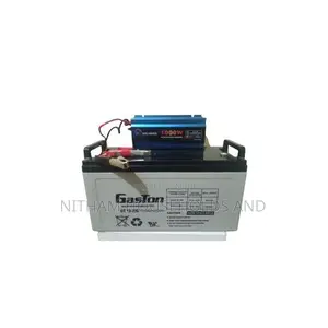 Solar Battery 200ah + Power Inverter +Charge Controller(Energy Saver