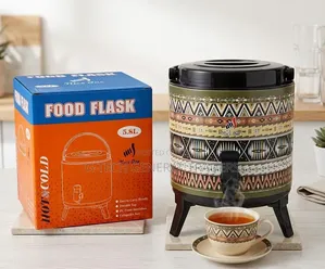 Non Electric 5.8l Food Flask With Collapsible Feet