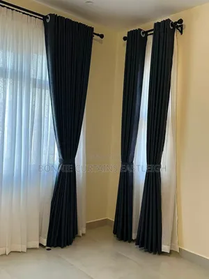 Nice Looking Grey Curtains and Sheers
