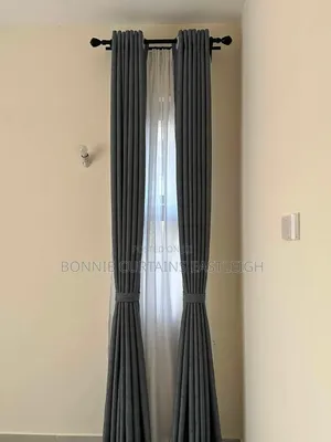 Nice Looking Grey Curtains and Sheers