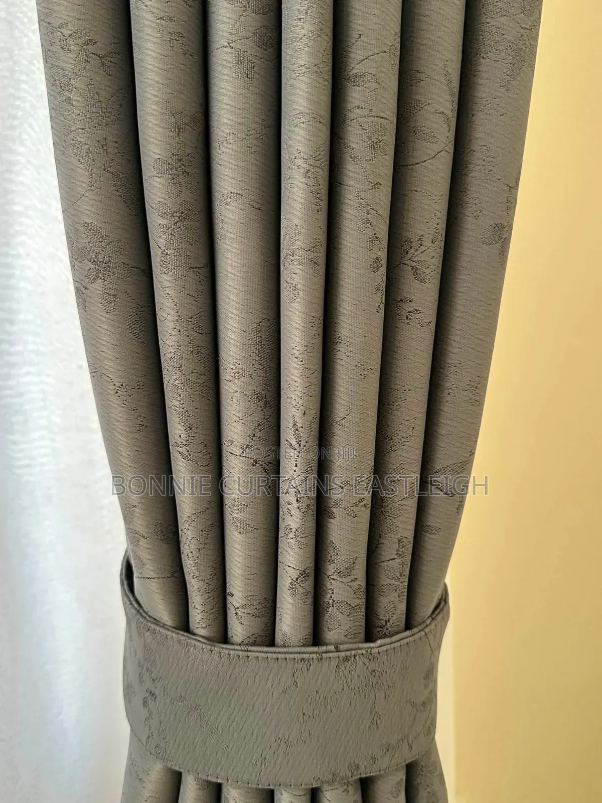 Nice Looking Grey Curtains and Sheers