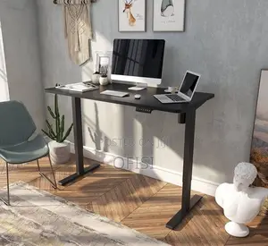 Office Desk; 1.2m Black Home Office Standing Desk