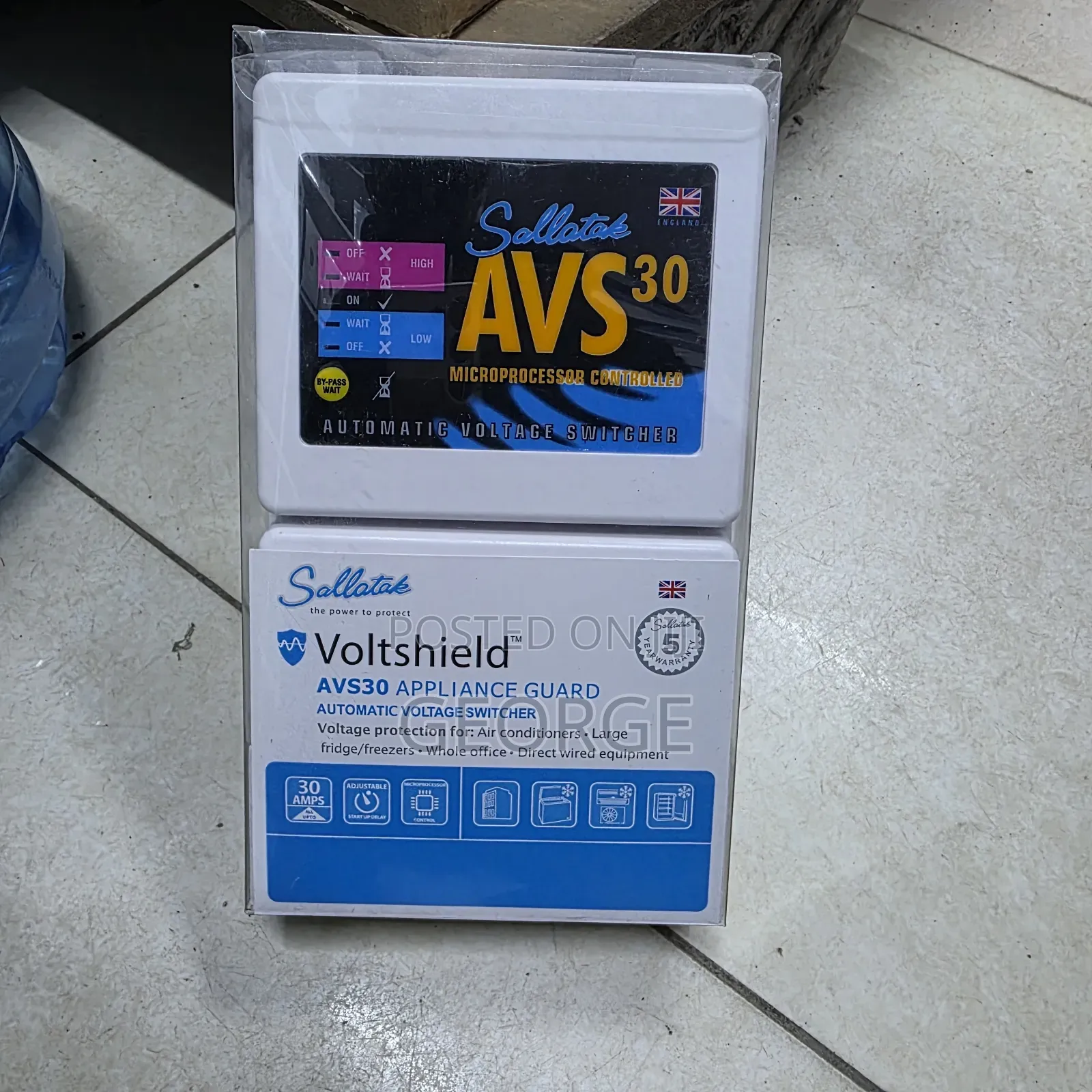 Sollatek Avs30 Power Surge Voltage Protector 30a