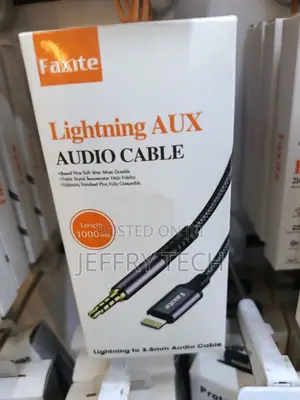 Headphone Cable With iPhone Lightning Connector (3.5mm) Audio Aux Cor