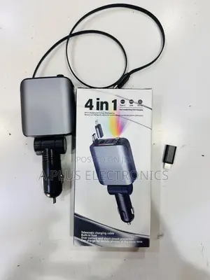 E1 4 in 1 Superfast Car Charger – Dual Usb Fast Charger