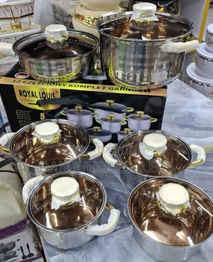 12pcs Royal Louis Stainless Sufuria
Set With Pan