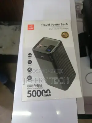 50000mah Heavy Travel Power Bank- 3 Ports Output and Fast Charging