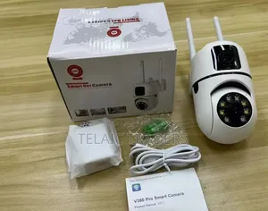 New Model Wall Mounted V380 Dual Lens Wifi Bulb PTZ Camera