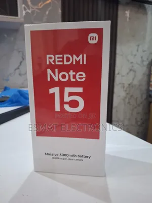 New Xiaomi Redmi Note 15 128 GB Black