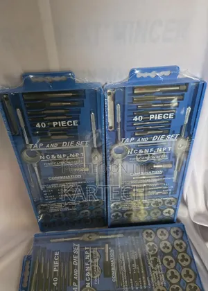 40pcs Combination Tap and Die Set With T-Handle Wrench