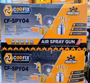 Coofix Cf-Spy04 5-Piece Air Spray Gun Kit – Pneumatic Painting Set
