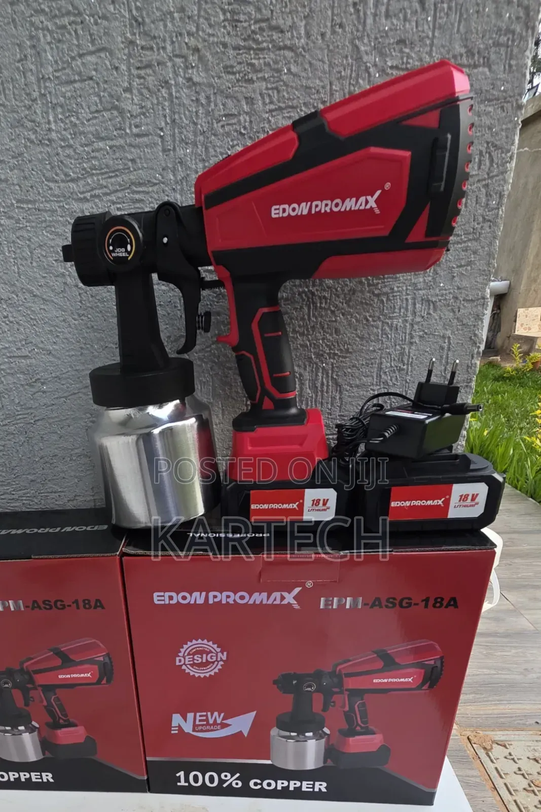 Edon Promax Cordless Electric Paint Spray Gun