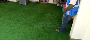 Indoor Laundry Area Artificial Green Grass Carpet