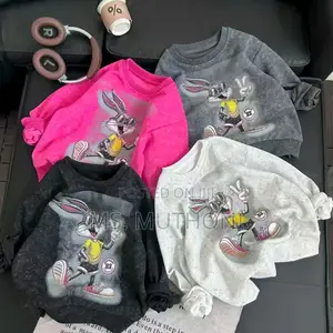 4-12 Yrs Fancy Girls Bugs Bunny Graphic Sweatshirts