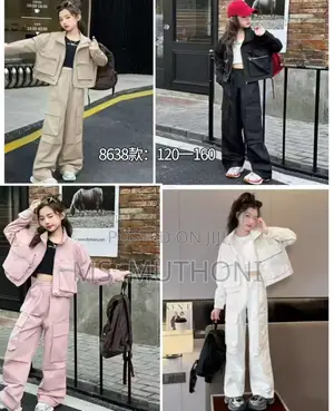 Girls Fancy Wideleg 2pcs Set (5-12 Yrs )