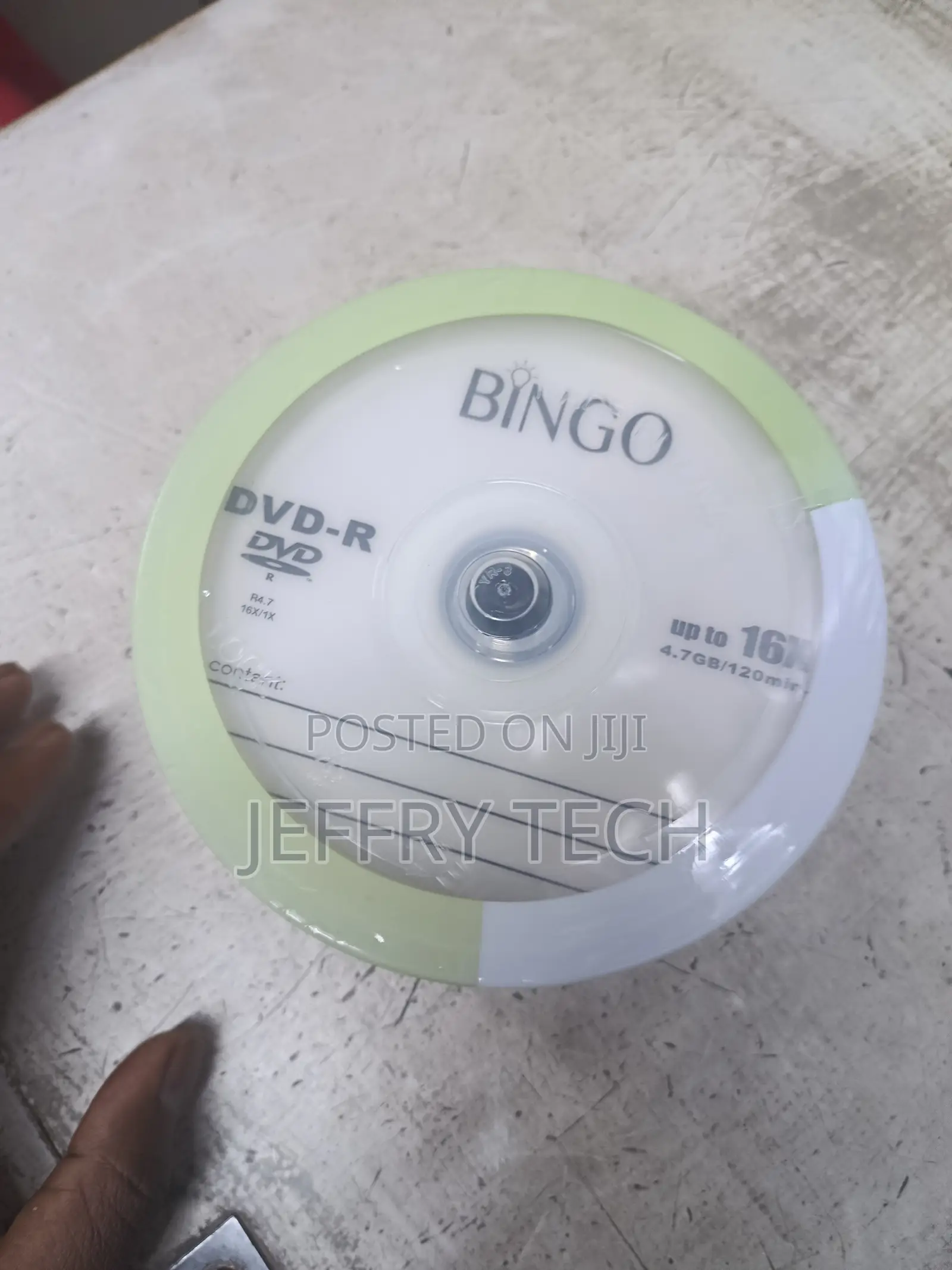 Bingo DVD-R Recordable Discs on Spindle, 4.7gb, 50/Pack